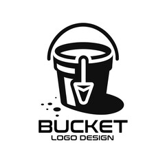 Bucket Vector Logo Design