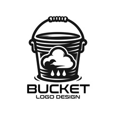 Bucket Vector Logo Design