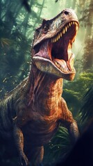 Diverse Collection of Dinosaur Names and Species Generative AI