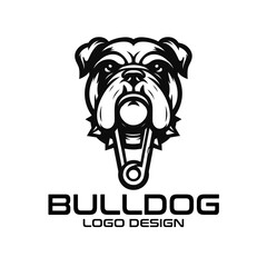 Bulldog Vector Logo Design