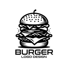 Burger Vector Logo Design