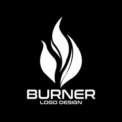 Burner Vector Logo Design