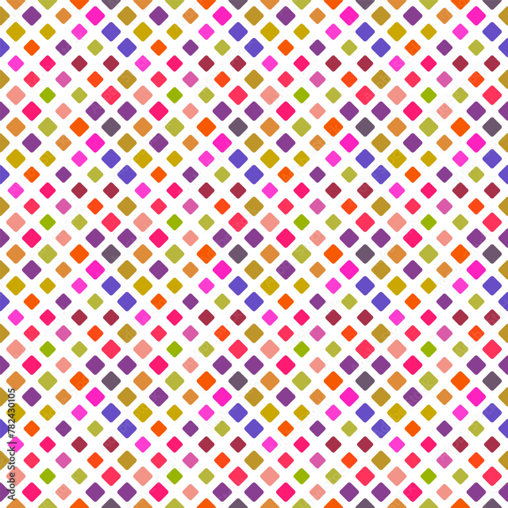 Poster geometrical square pattern background design - colorful repeating abstract vector illustration from 