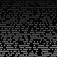 Geometric repeating diagonal square pattern background - abstract black and white vector illustration from squares