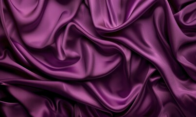 Obraz premium background adorned with lavish satin material in opulent royal purple
