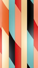 Vibrant Striped Pattern with Elegant Colors Generative AI