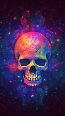 Skull Poster - Wall Art Decoration Generative AI