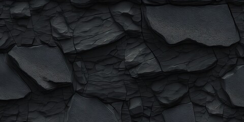 Slate Grey Stone Texture Background Generative AI