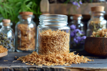 Rustic Apothecary: Dried Irish Sea Moss in Glass Jar
