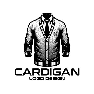 Cardigan Vector Logo Design