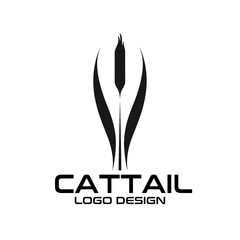 Cattail Vector Logo Design