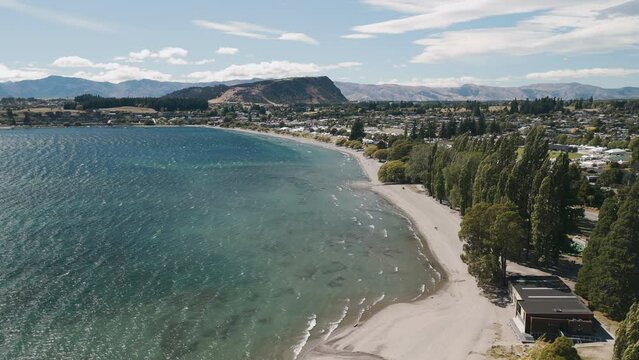 Beautiful New Zealand glacial lake