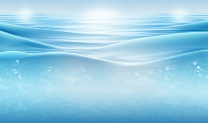 Obraz premium Serene Aquatic Dreamscape Generative AI