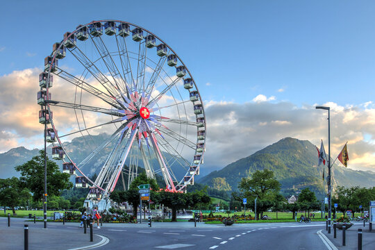 Ferris Wheel in Interlaken, Switzerland