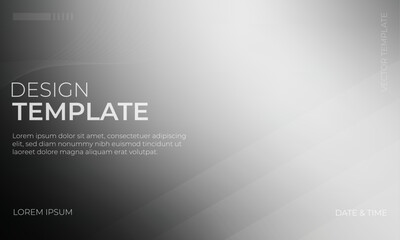 Sleek Black and White Gradient Wallpaper Design