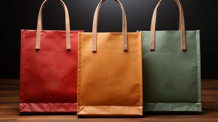 Presenting a collection of straightforward shopping bag mockups