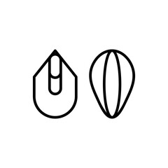 nuts line icon