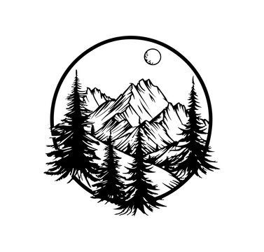recommend clip art: Berge Gebirge Mountains