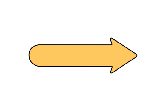 yellow arrow sign - Powered by Adobe