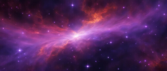 Naklejka premium Cosmic Nebula abstract background