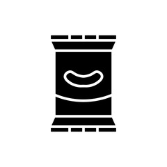 cheese curls glyph icon