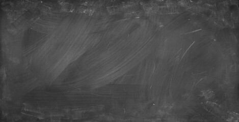 Chalk rubbed out on blackboard background - 782464302