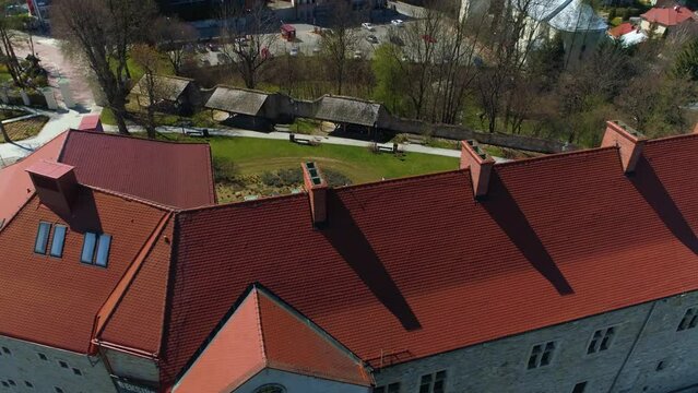 Royal Castle Museum Sanok Zamek Krolewski Aerial View Poland