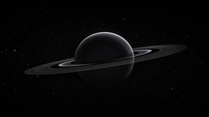 Saturn's Majestic Rings and Moons in Stunning Digital Art