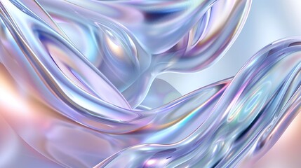 Abstract background with shiny waves