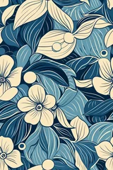 Fotobehang Floral pattern © Aline