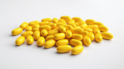 Fototapeta premium Yellow Painkiller Pills