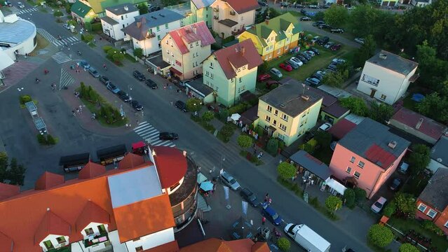 Center Apartments Rewal Domy Aerial View Poland