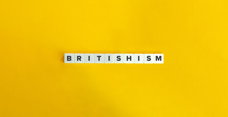 Britishism Word and Banner.