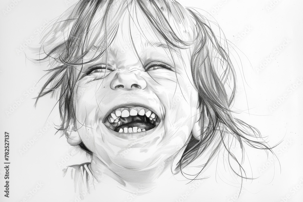 Aufkleber a mesmerizing image with a delicate interplay of black and white strands, evoking a sense of gentle 
