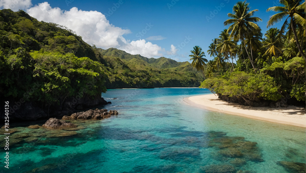 Wall mural tropical south pacific islands