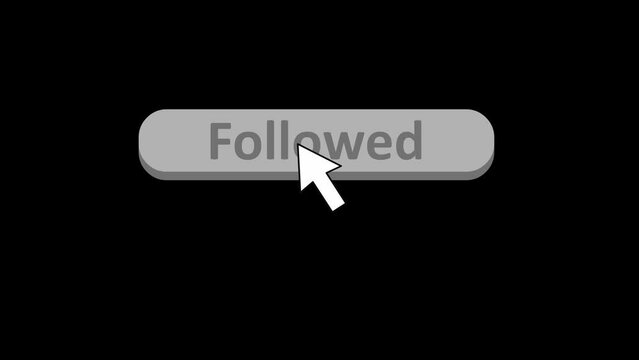 animation of the pointer clicking the follow button