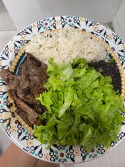 salad with lettuce
