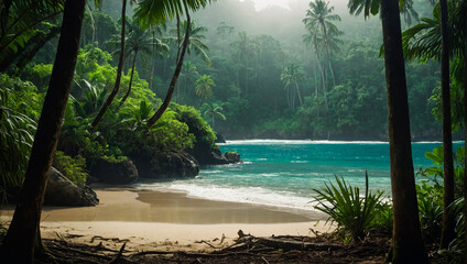 Beautiful Jungles of Vanuatu  - obrazy, fototapety, plakaty