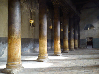 columns in monastery