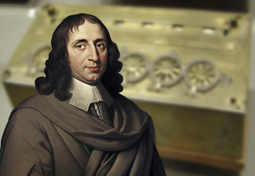 Blaise Pascal, scientist and mathematician, contributed to the theory of probability, the basis of many modern disciplines, and also invented the mechanical calculator, called Pascalina