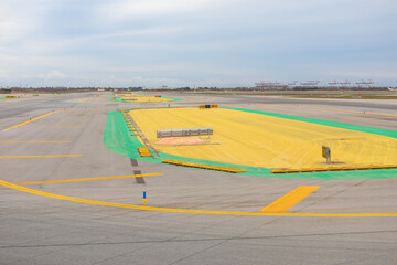Airport Runway Signs and Markings. Guidance and navigation for pilots during takeoff and landing