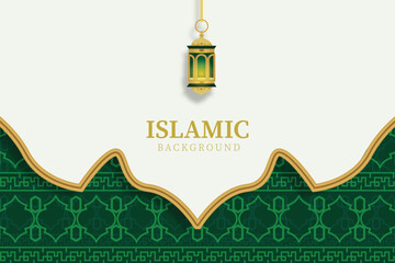 Arabic ornamental background with arabesque decoration vector