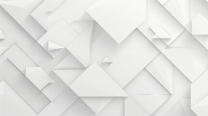 Abstract Geometric White Background 