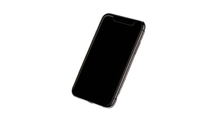 3d render of a modern smartphone, model mockup black screen, business vector icon isolated