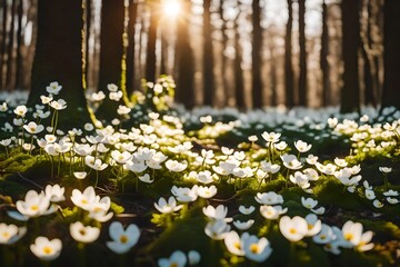 flowers in the forest