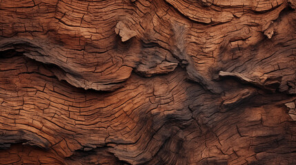 Fototapeta premium Richly textured Oak Bark, adds depth to images with its rugged yet organic appearance.
