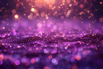 Vibrant Purple Glitter Confetti Euphoria. Concept Purple Confetti, Glitter Makeup, Party Decor, Colorful Balloons, Happy Smiles