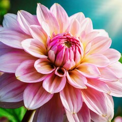 Fototapeta premium pink dahlia flower