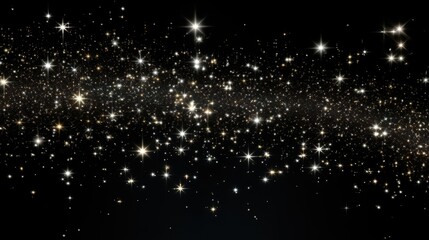 An image that captures the essence of the vast cosmos with glittering stars and swirling cosmic dust against the dark expanse of space