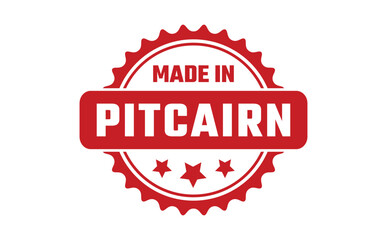 Made In Pitcairn Rubber Stamp
